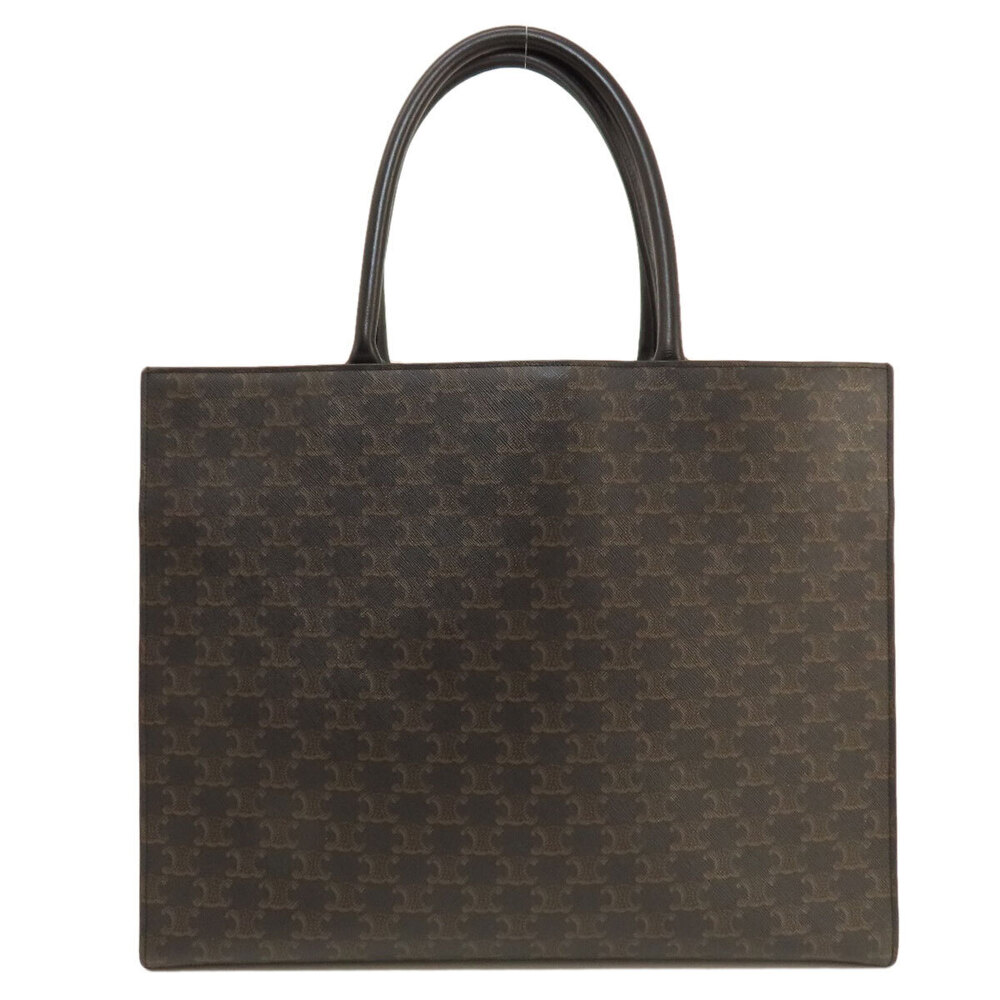 Celine Bag Triomphe Cabas Horizontal Canvas Tote Black